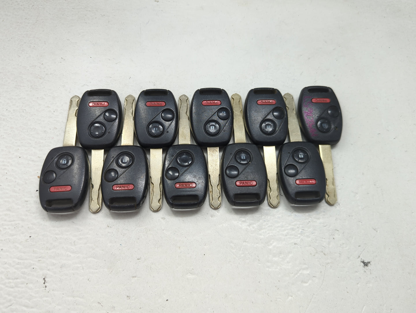 Lot of 10 Honda Keyless Entry Remote Fob MIXED FCC IDS 1475287 - Oemusedautoparts1.com