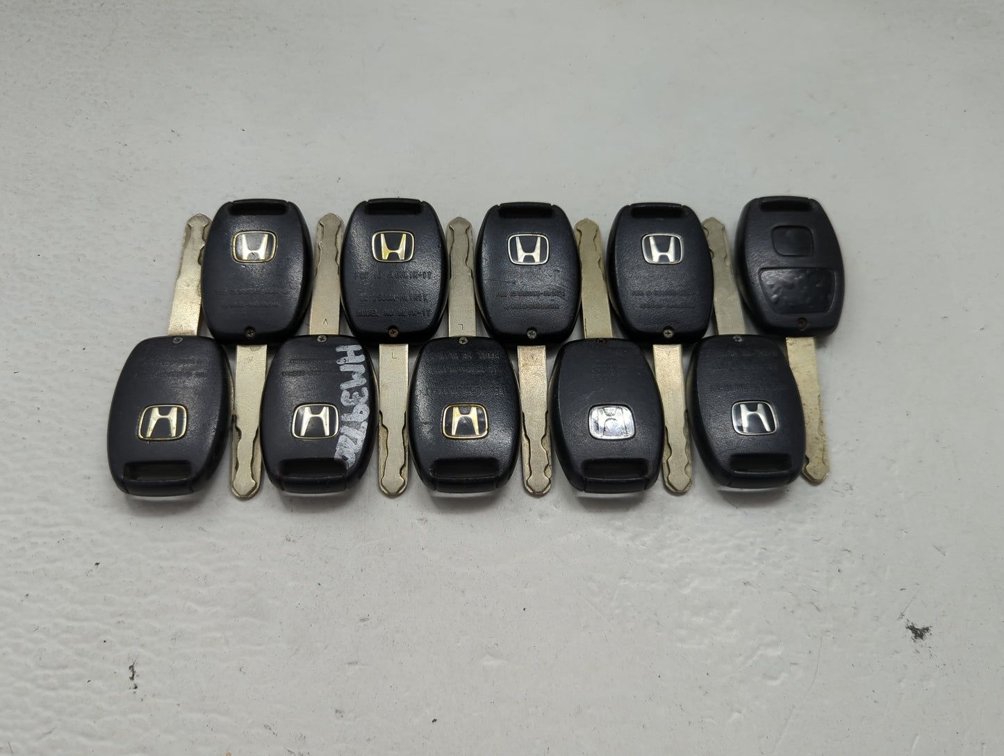 Lot of 10 Honda Keyless Entry Remote Fob MIXED FCC IDS 1475287 - Oemusedautoparts1.com
