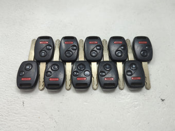 compare product Lot of 10 Honda Keyless Entry Remote Fob MIXED FCC IDS 1475288