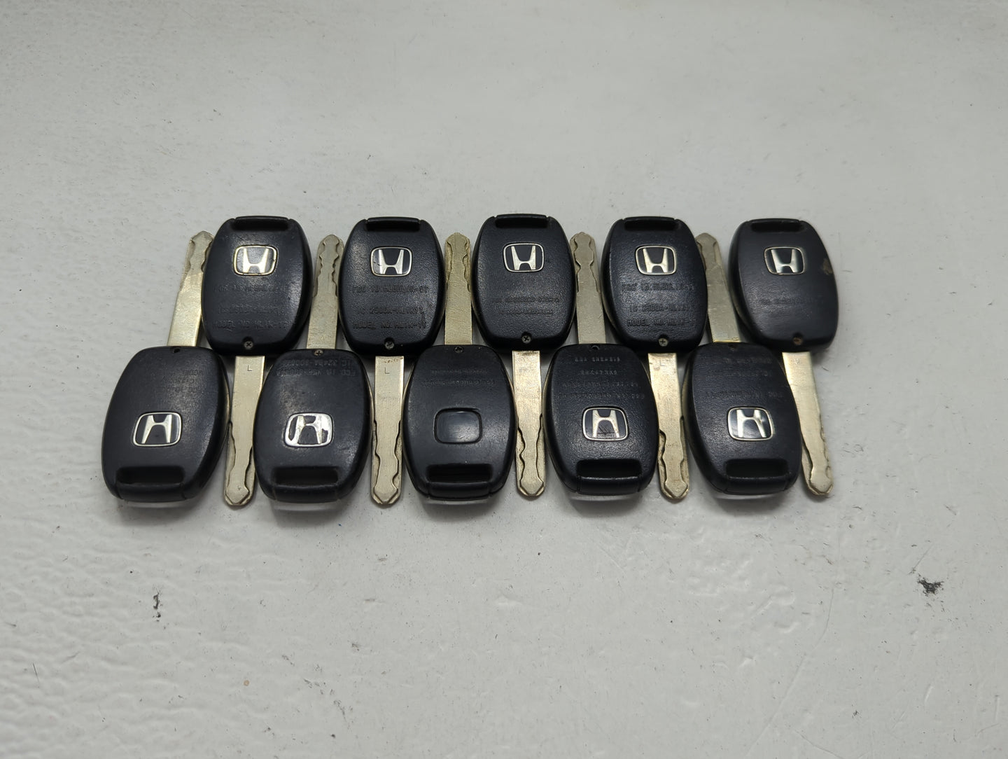 Lot of 10 Honda Keyless Entry Remote Fob MIXED FCC IDS 1475289 - Oemusedautoparts1.com