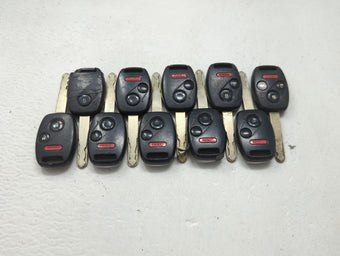 compare product Lot of 10 Honda Keyless Entry Remote Fob MIXED FCC IDS 1475290
