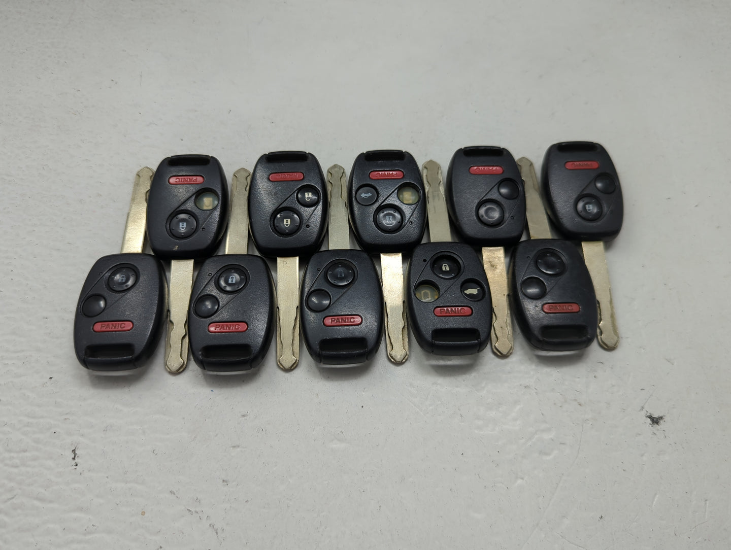 Lot of 10 Honda Keyless Entry Remote Fob MIXED FCC IDS 1475291 - Oemusedautoparts1.com