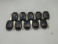 Lot of 10 Honda Keyless Entry Remote Fob MIXED FCC IDS 1475291 - Oemusedautoparts1.com