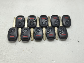 compare product Lot of 10 Honda Keyless Entry Remote Fob MIXED FCC IDS 1475304