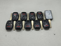 Lot of 10 Honda Keyless Entry Remote Fob MIXED FCC IDS 1475305 - Oemusedautoparts1.com
