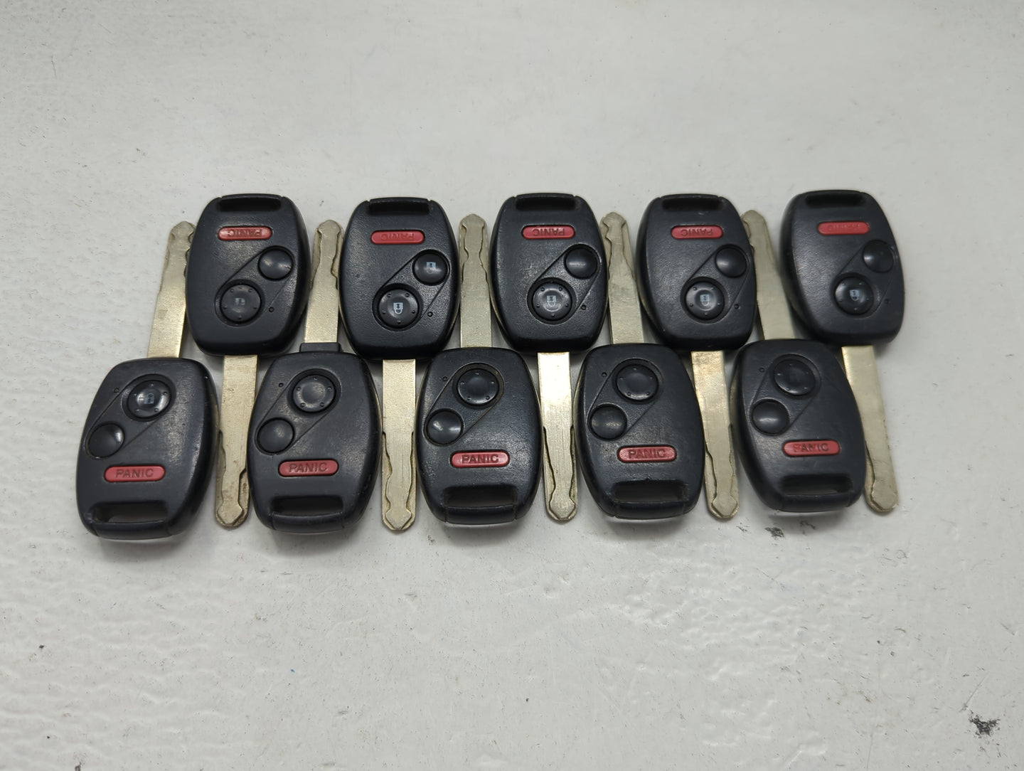 Lot of 10 Honda Keyless Entry Remote Fob MIXED FCC IDS 1475306 - Oemusedautoparts1.com