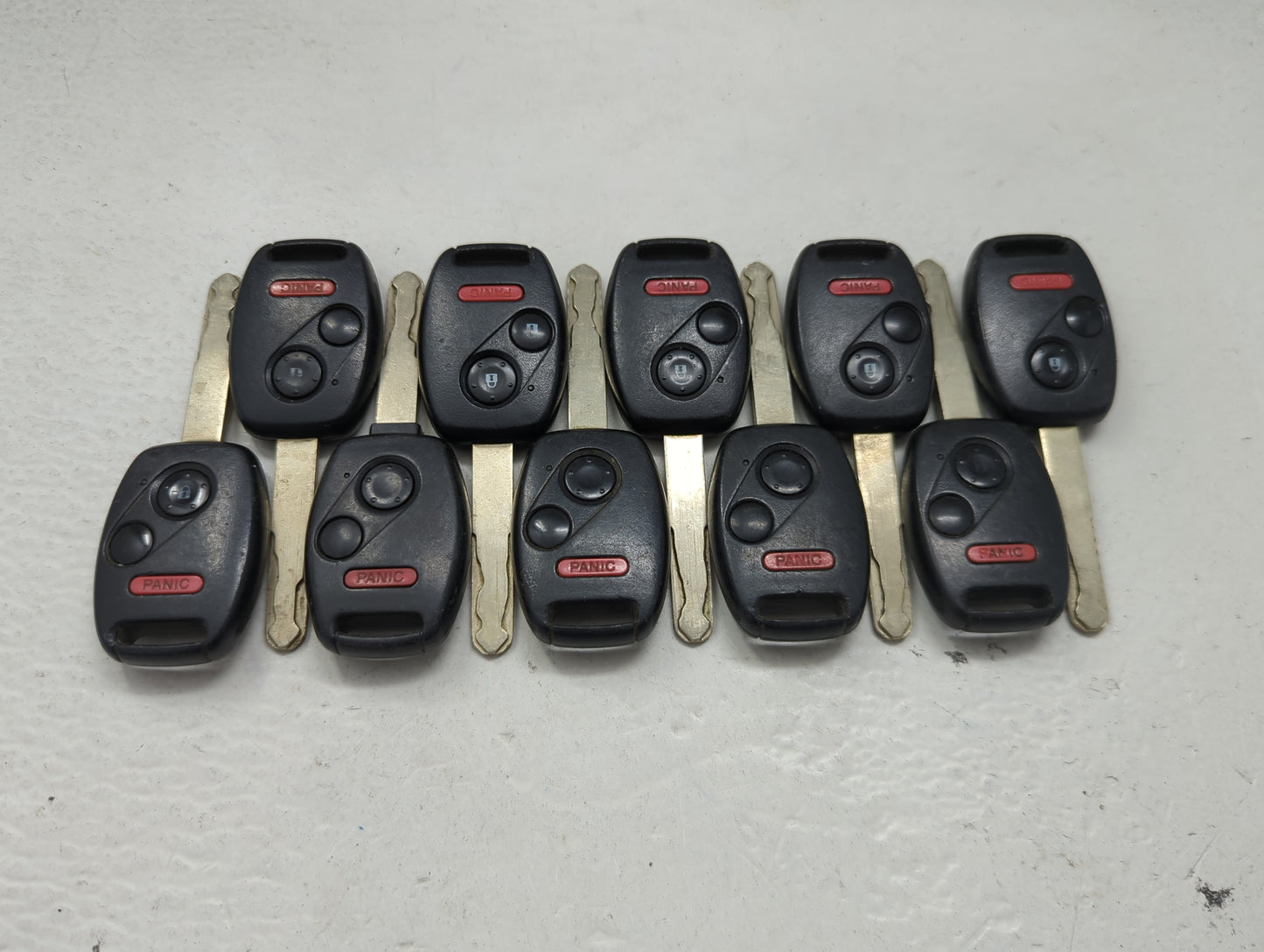 Lot of 10 Honda Keyless Entry Remote Fob MIXED FCC IDS 1475306 - Oemusedautoparts1.com