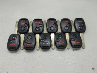 compare product Lot of 10 Honda Keyless Entry Remote Fob MIXED FCC IDS 1475306