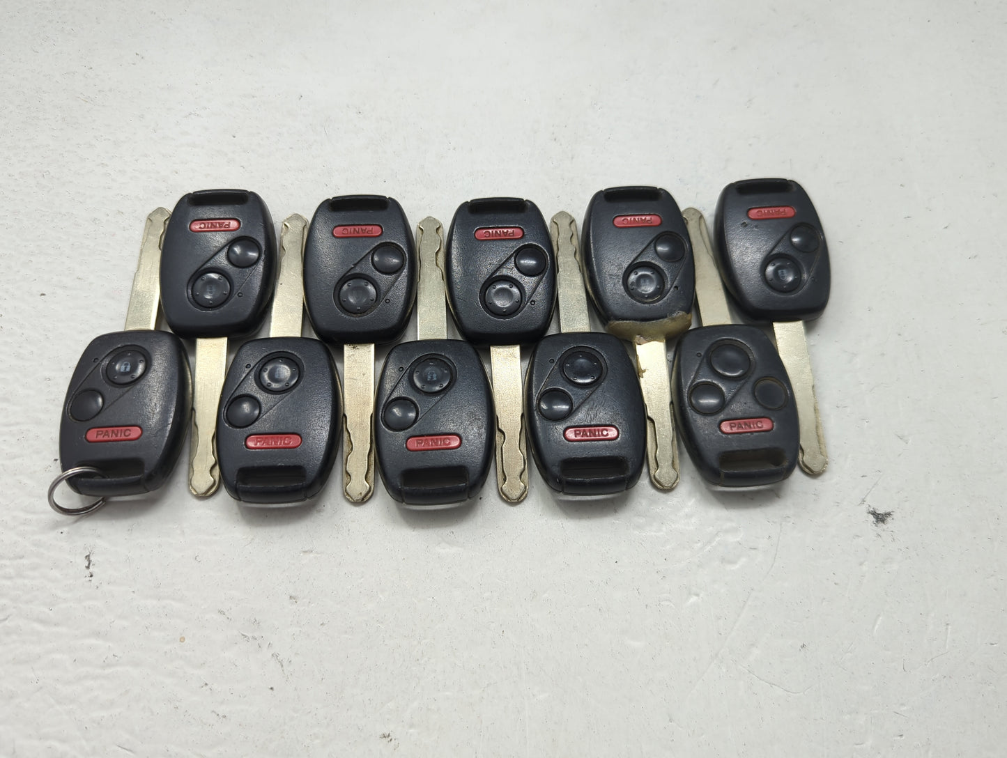 Lot of 10 Honda Keyless Entry Remote Fob MIXED FCC IDS 1475307 - Oemusedautoparts1.com