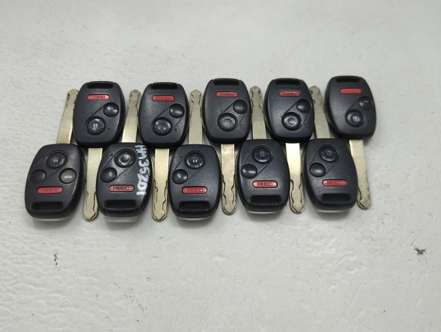 Lot of 10 Honda Keyless Entry Remote Fob MIXED FCC IDS 1475308 - Oemusedautoparts1.com
