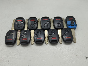 compare product Lot of 10 Honda Keyless Entry Remote Fob MIXED FCC IDS 1475311