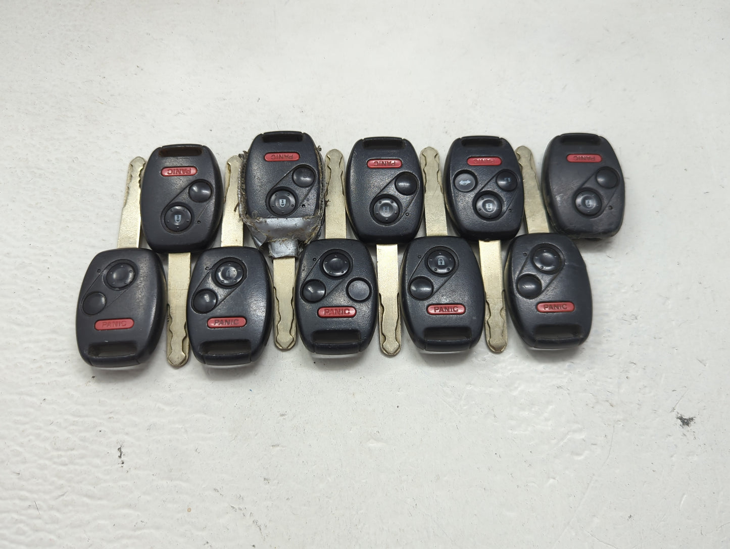 Lot of 10 Honda Keyless Entry Remote Fob MIXED FCC IDS 1475313 - Oemusedautoparts1.com