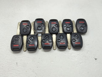 compare product Lot of 10 Honda Keyless Entry Remote Fob MIXED FCC IDS 1475313