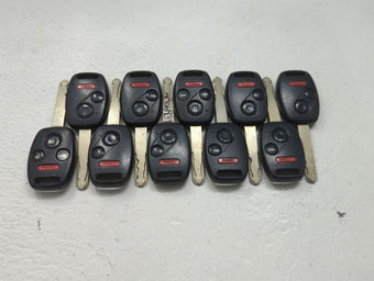 compare product Lot of 10 Honda Keyless Entry Remote Fob MIXED FCC IDS 1475330