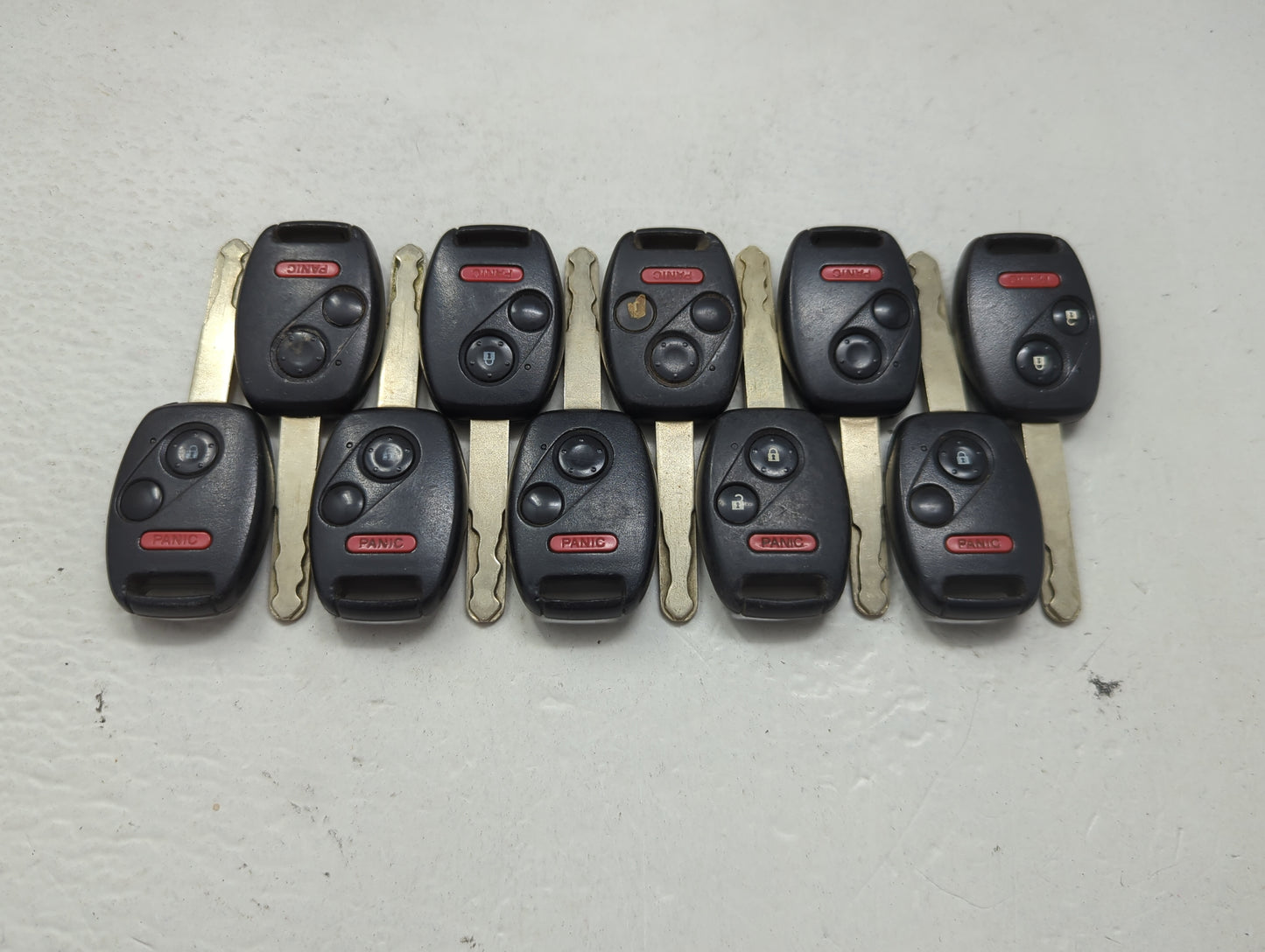 Lot of 10 Honda Keyless Entry Remote Fob MIXED FCC IDS 1475333 - Oemusedautoparts1.com