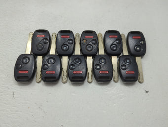 compare product Lot of 10 Honda Keyless Entry Remote Fob MIXED FCC IDS 1475333