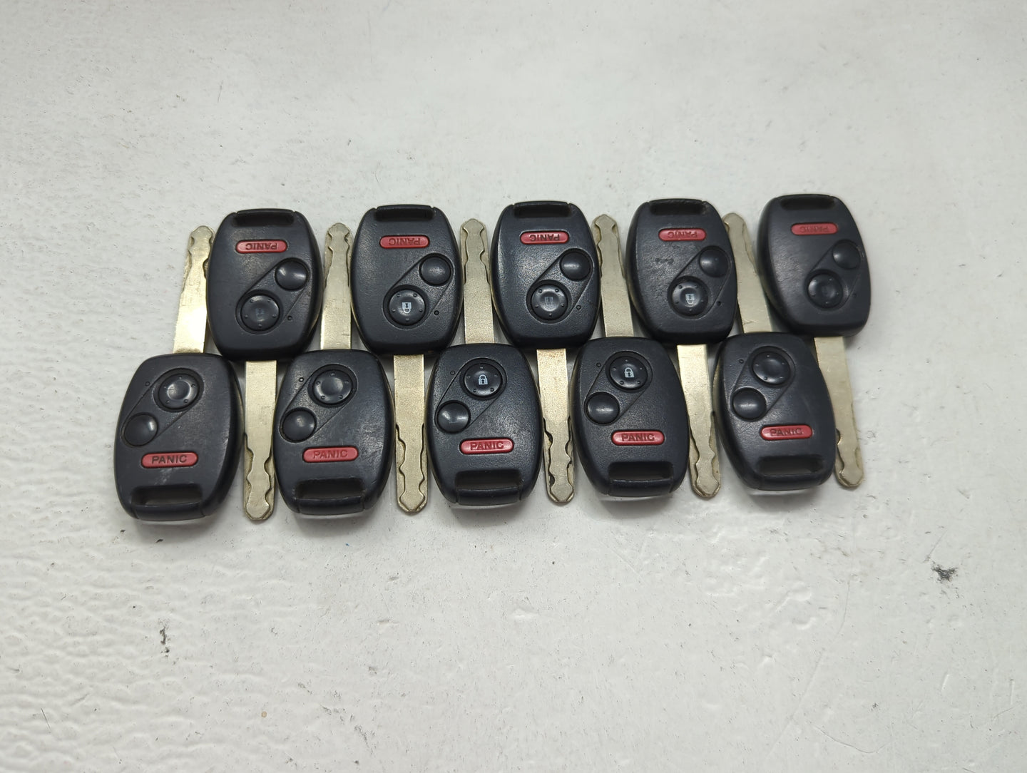 Lot of 10 Honda Keyless Entry Remote Fob MIXED FCC IDS 1475334 - Oemusedautoparts1.com