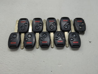 compare product Lot of 10 Honda Keyless Entry Remote Fob MIXED FCC IDS 1475335