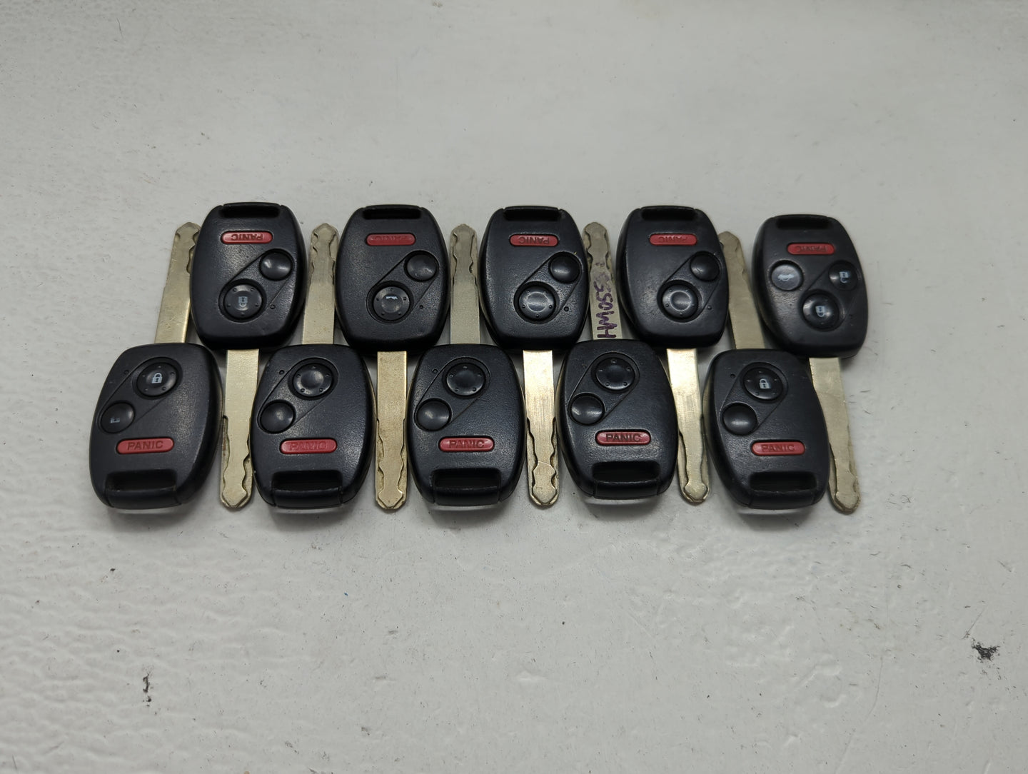 Lot of 10 Honda Keyless Entry Remote Fob MIXED FCC IDS 1475349 - Oemusedautoparts1.com