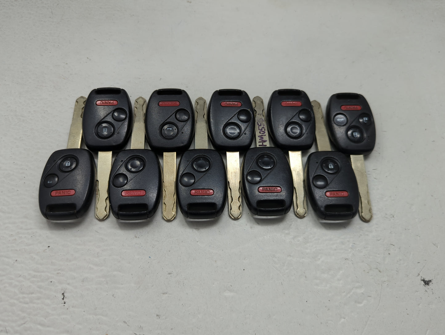 Lot of 10 Honda Keyless Entry Remote Fob MIXED FCC IDS 1475349 - Oemusedautoparts1.com