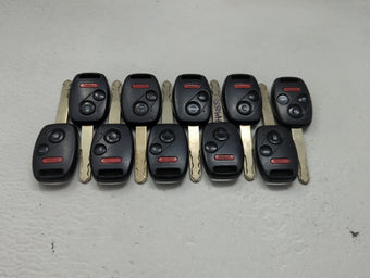 compare product Lot of 10 Honda Keyless Entry Remote Fob MIXED FCC IDS 1475349
