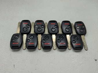 compare product Lot of 10 Honda Keyless Entry Remote Fob MIXED FCC IDS 1475361