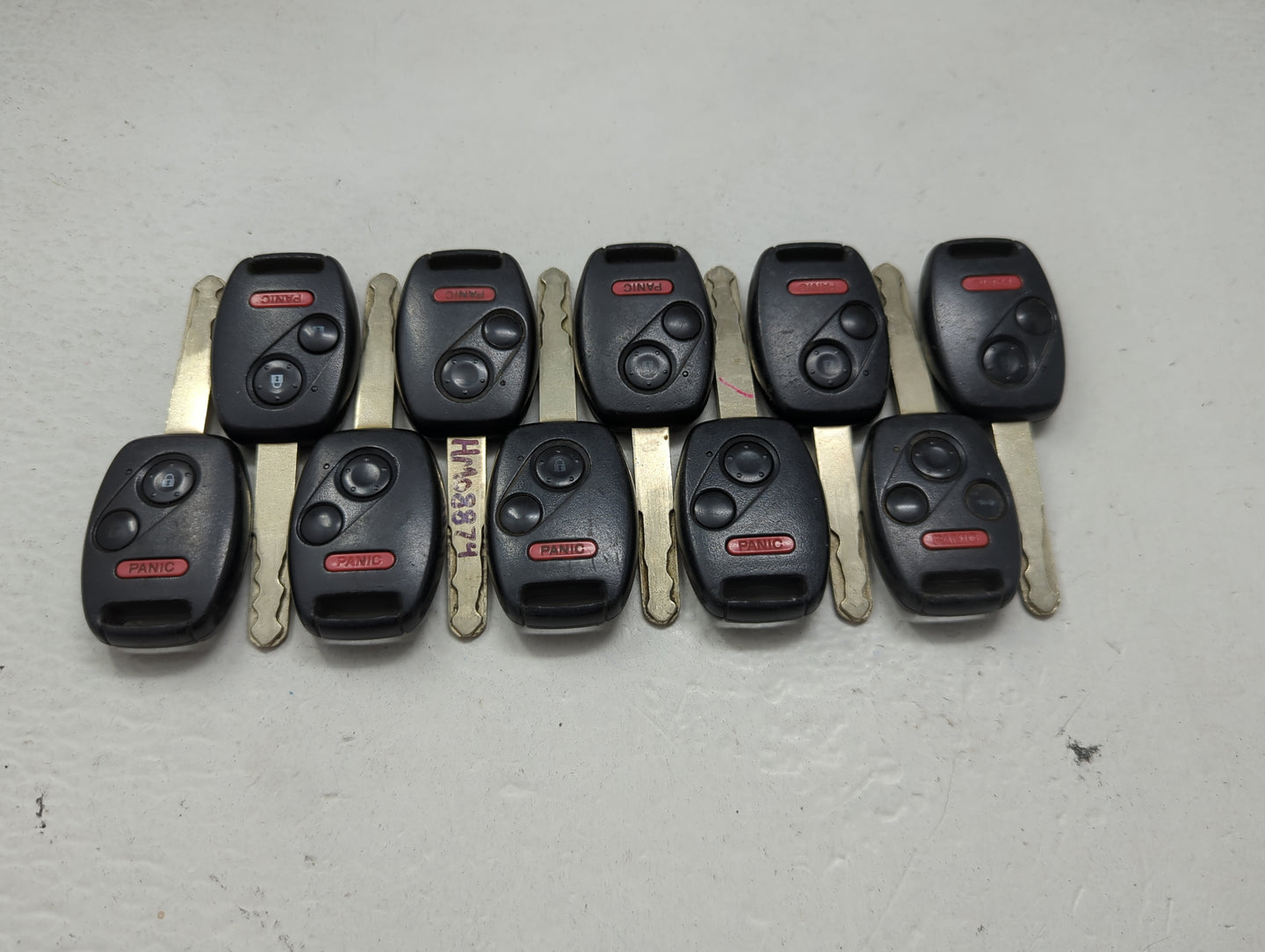 Lot of 10 Honda Keyless Entry Remote Fob MIXED FCC IDS 1475362 - Oemusedautoparts1.com