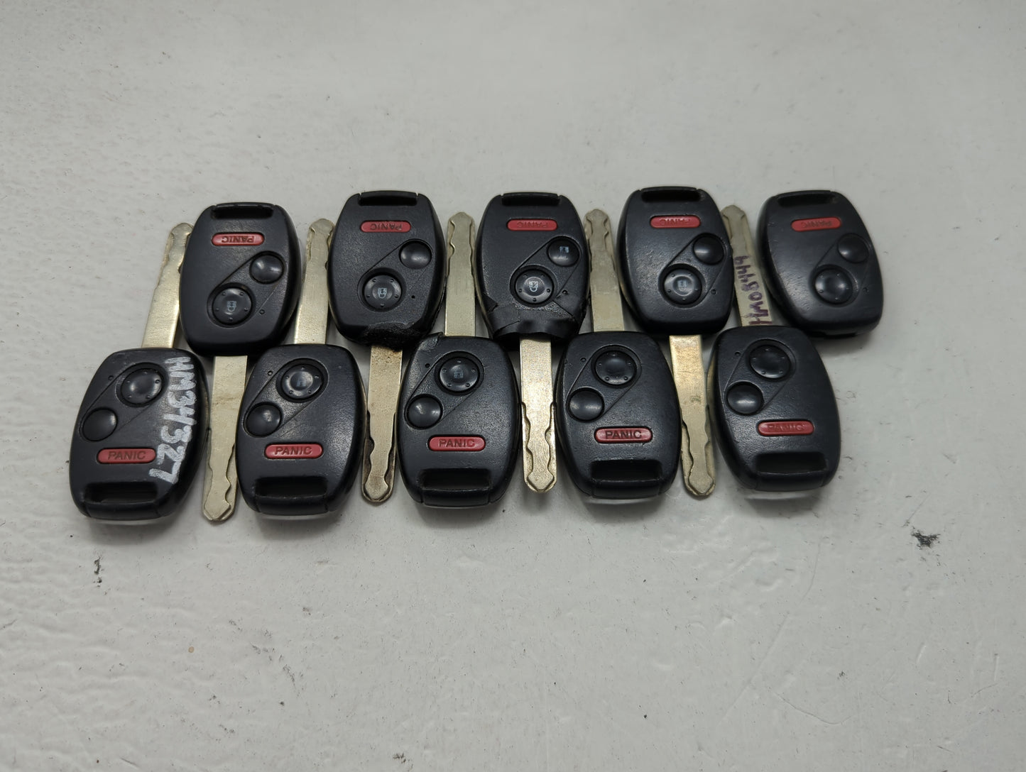 Lot of 10 Honda Keyless Entry Remote Fob MIXED FCC IDS 1475363 - Oemusedautoparts1.com