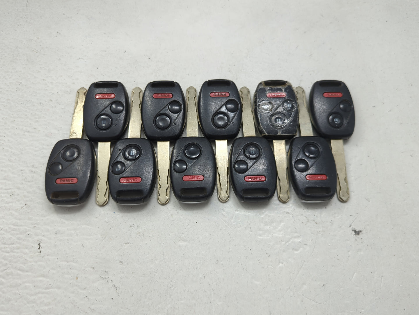 Lot of 10 Honda Keyless Entry Remote Fob MIXED FCC IDS 1475366 - Oemusedautoparts1.com