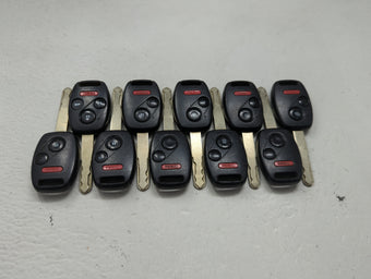 compare product Lot of 10 Honda Keyless Entry Remote Fob MIXED FCC IDS 1475382