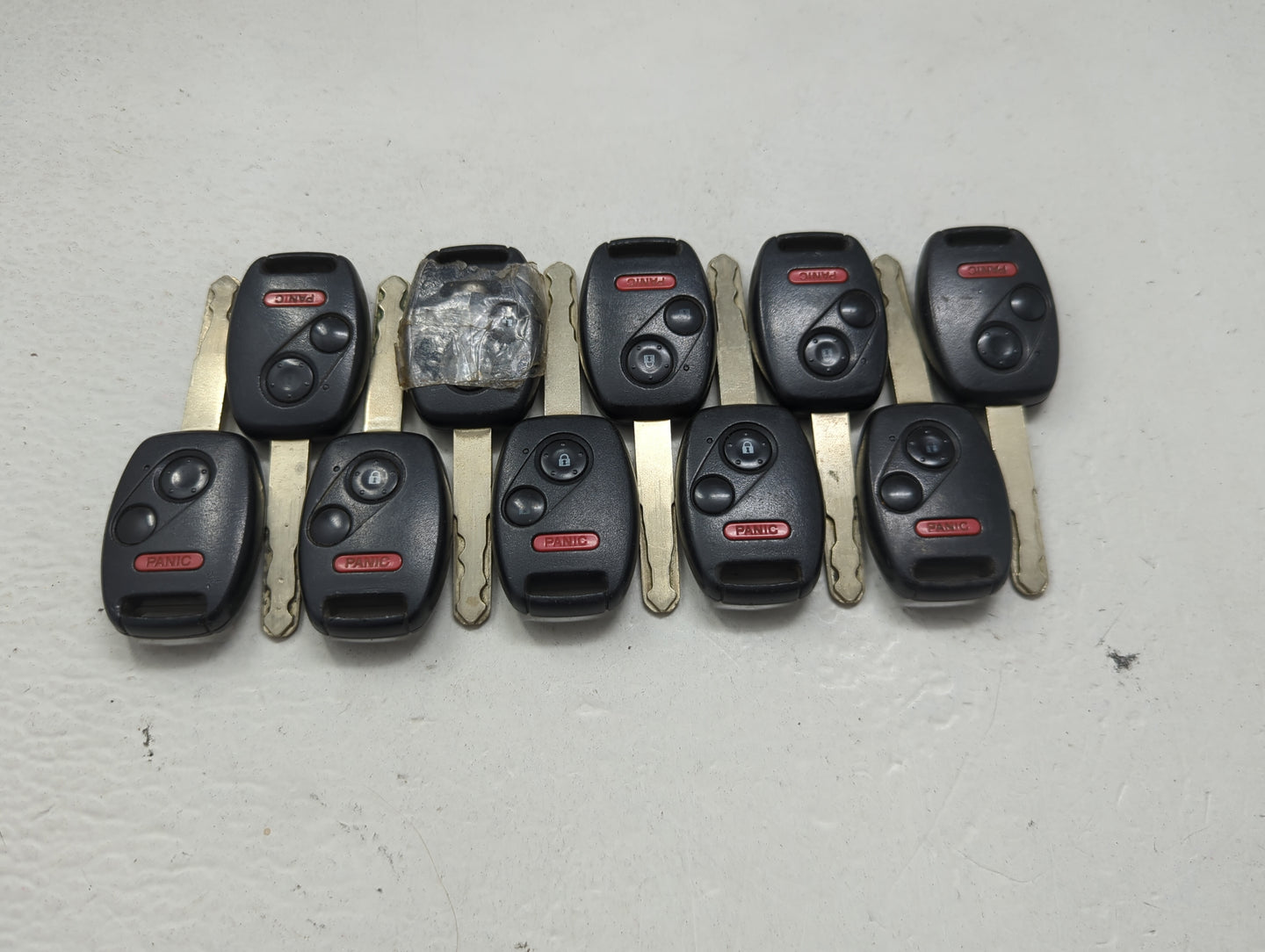 Lot of 10 Honda Keyless Entry Remote Fob MIXED FCC IDS 1475383 - Oemusedautoparts1.com