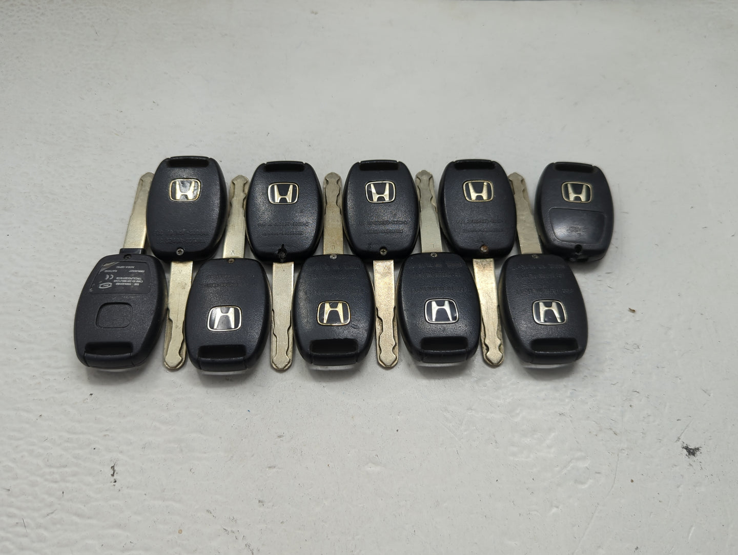 Lot of 10 Honda Keyless Entry Remote Fob MIXED FCC IDS 1475384 - Oemusedautoparts1.com