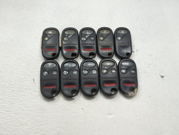 Lot of 10 Honda Keyless Entry Remote Fob MIXED FCC IDS MIXED PART 1475421 - Oemusedautoparts1.com