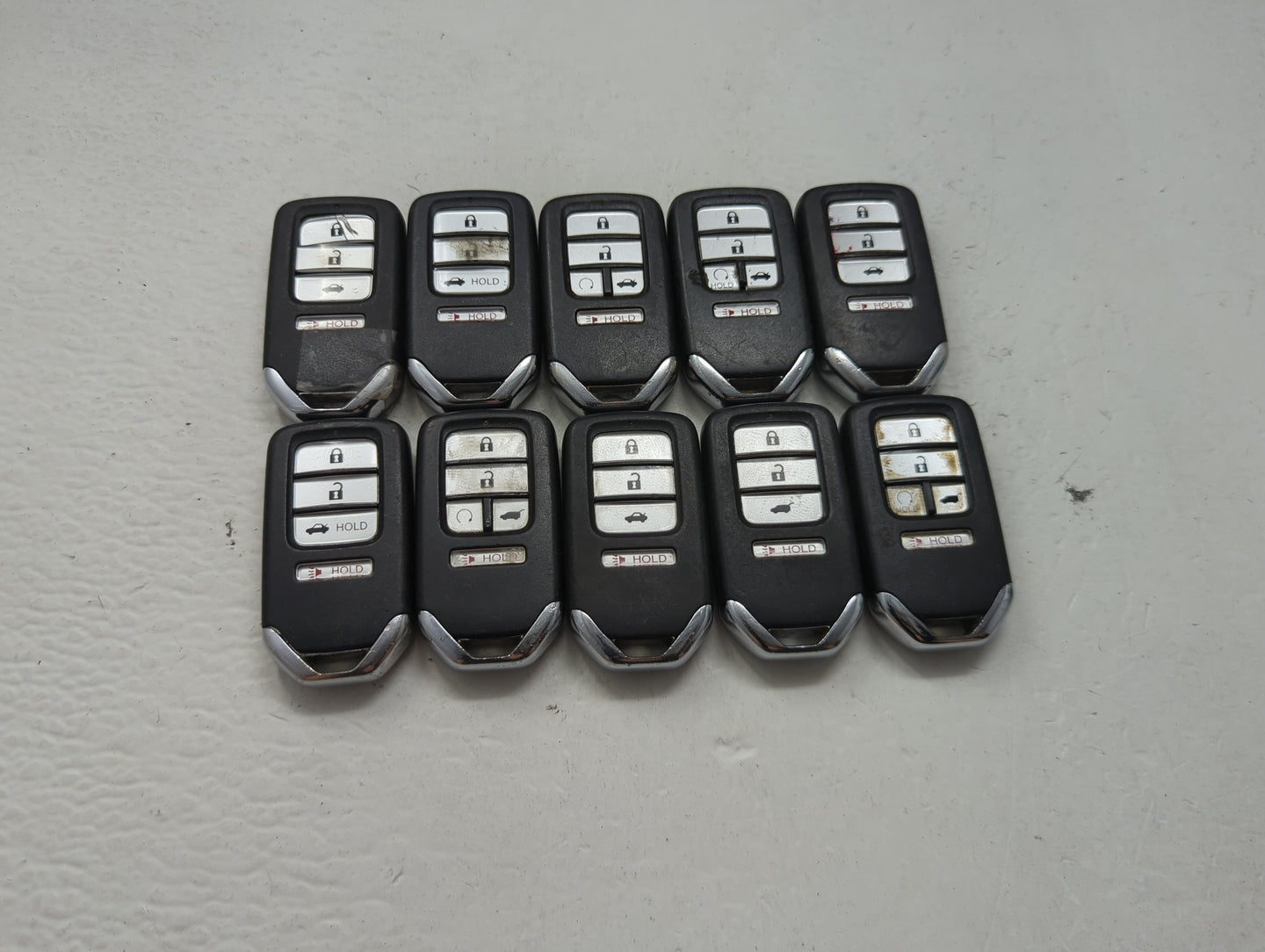 Lot of 10 Honda Keyless Entry Remote Fob MIXED FCC IDS MIXED PART 1475428 - Oemusedautoparts1.com