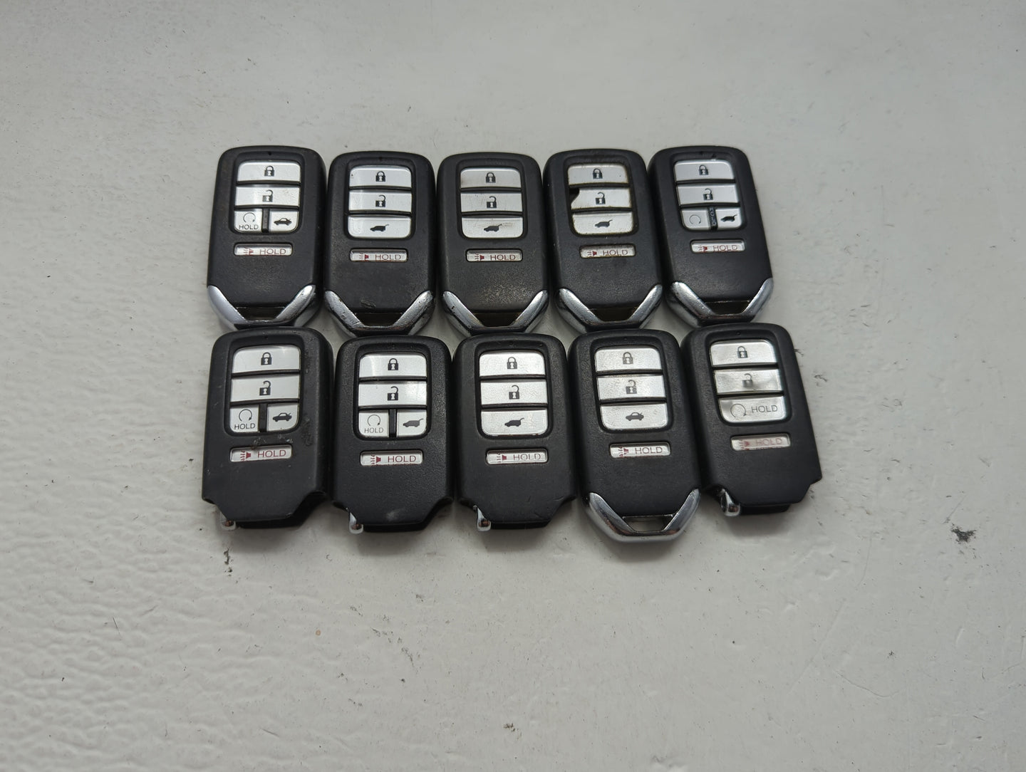 Lot of 10 Honda Keyless Entry Remote Fob MIXED FCC IDS MIXED PART 1475431 - Oemusedautoparts1.com