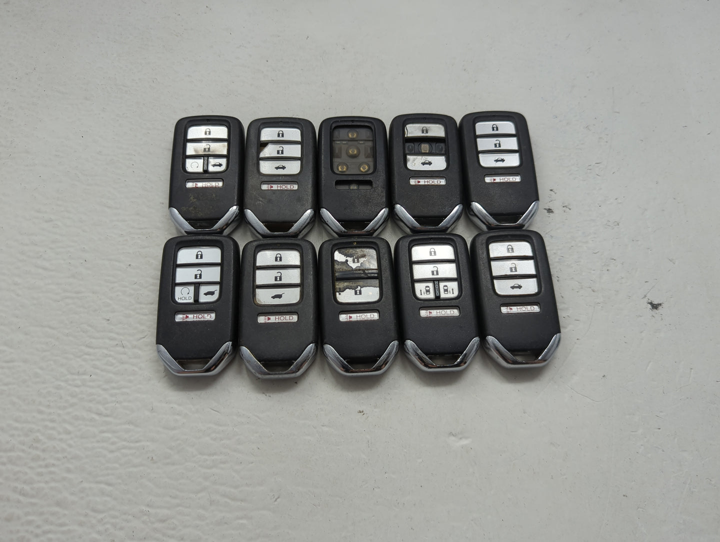 Lot of 10 Honda Keyless Entry Remote Fob MIXED FCC IDS MIXED PART 1475432 - Oemusedautoparts1.com