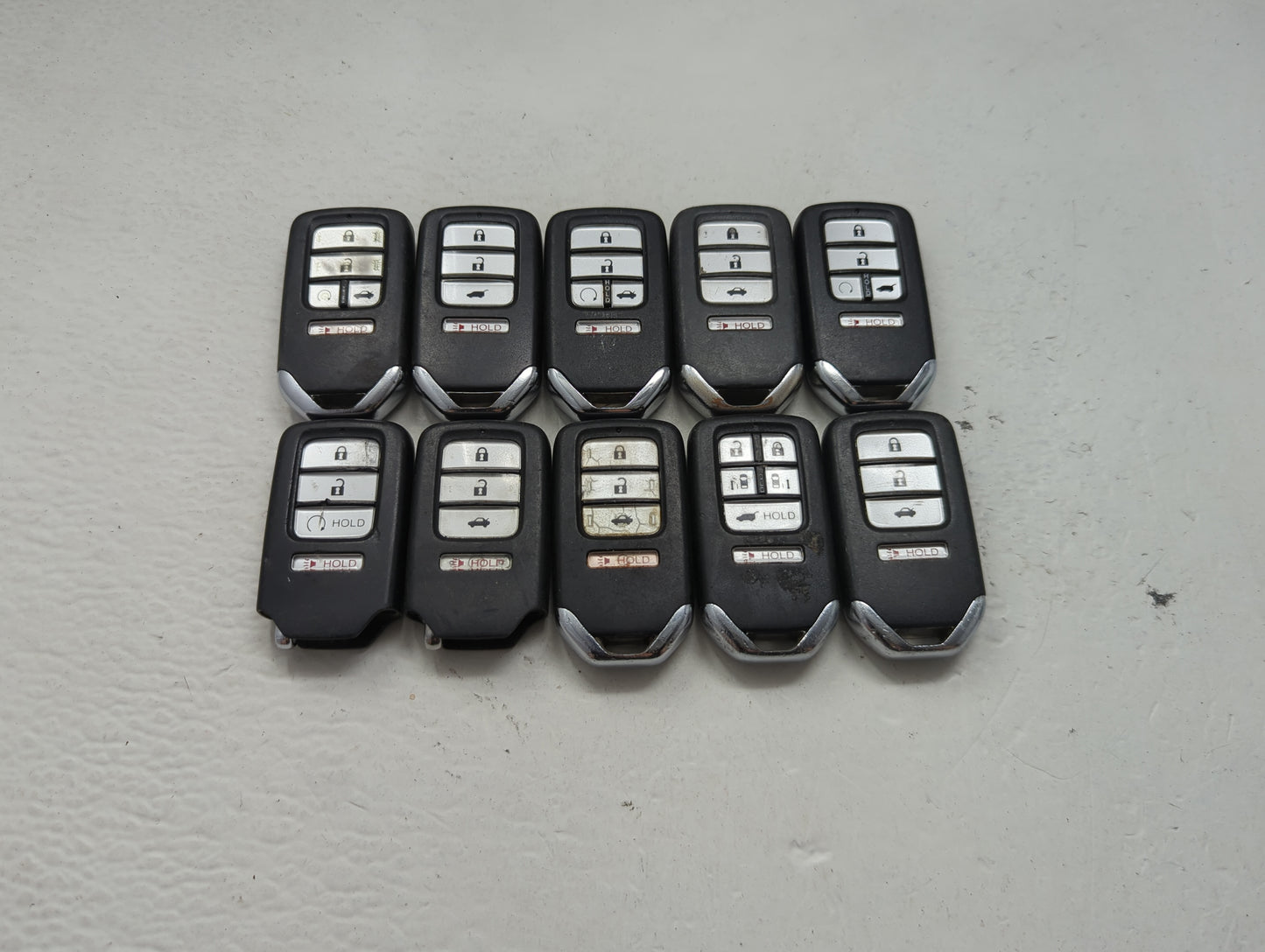 Lot of 10 Honda Keyless Entry Remote Fob MIXED FCC IDS MIXED PART 1475445 - Oemusedautoparts1.com