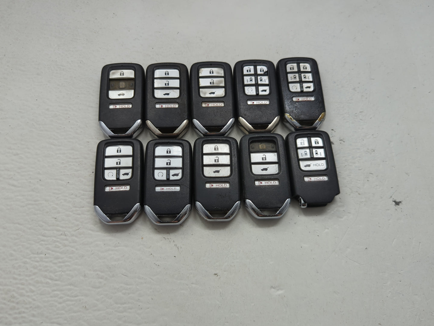 Lot of 10 Honda Keyless Entry Remote Fob MIXED FCC IDS MIXED PART 1475446 - Oemusedautoparts1.com