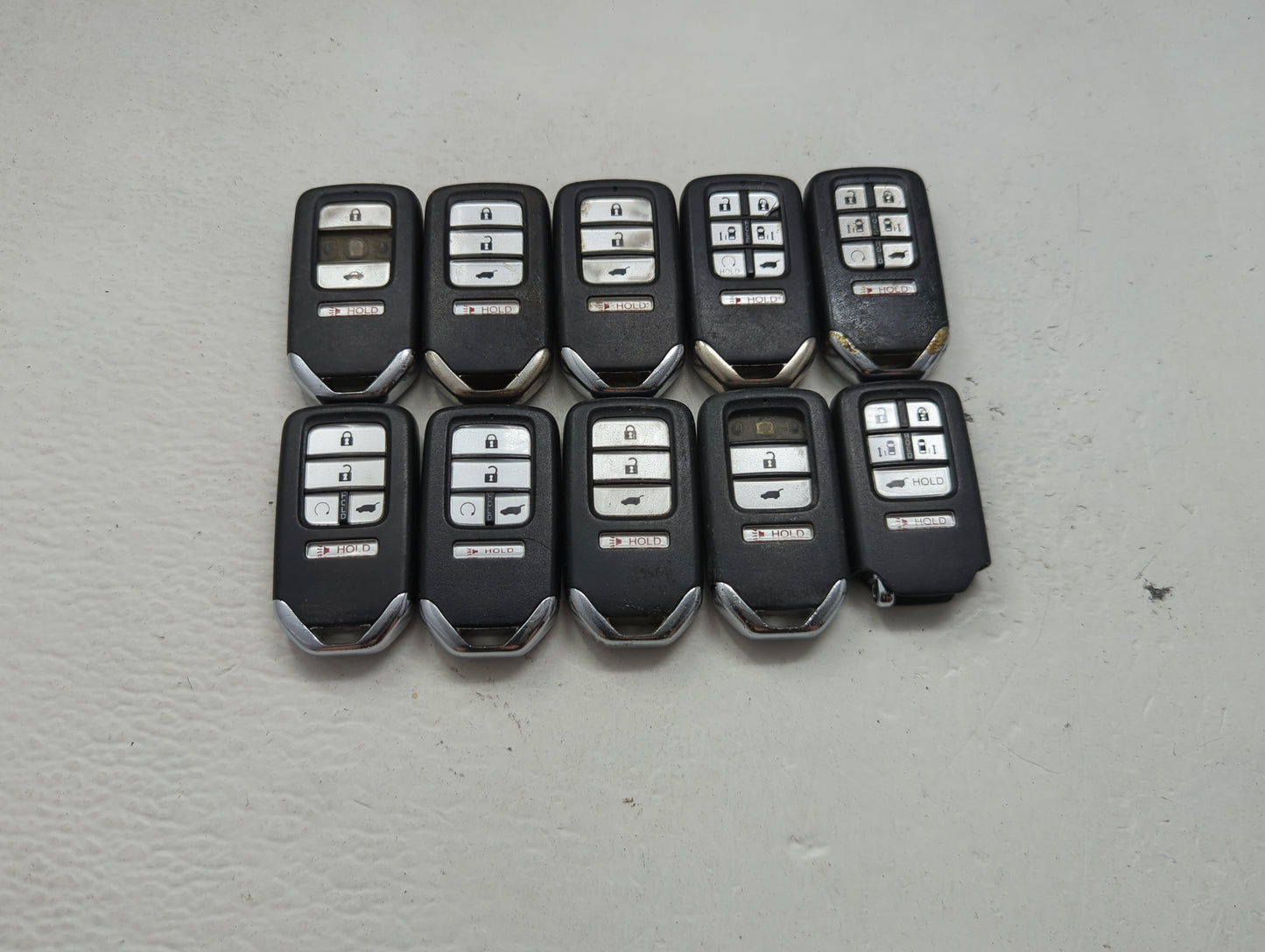 Lot of 10 Honda Keyless Entry Remote Fob MIXED FCC IDS MIXED PART 1475446 - Oemusedautoparts1.com