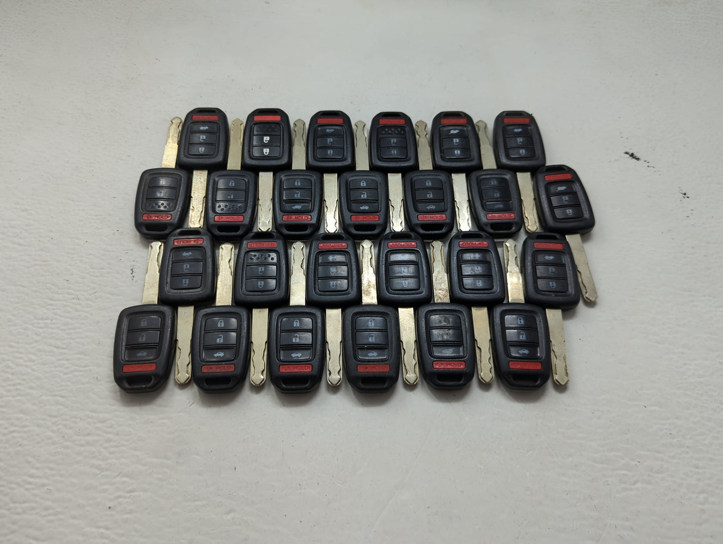 Lot of 25 Honda Keyless Entry Remote Fob MIXED FCC IDS 1476698 - Oemusedautoparts1.com