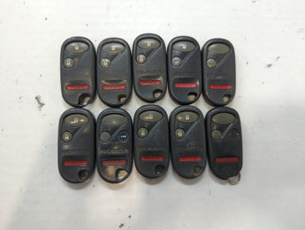 compare product Lot of 10 Honda Keyless Entry Remote Fob MIXED FCC IDS MIXED PART NUMBERS