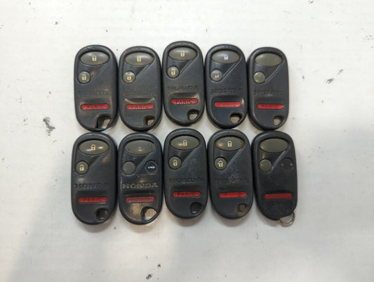 Lot of 10 Honda Keyless Entry Remote Fob MIXED FCC IDS MIXED PART NUMBERS - Oemusedautoparts1.com