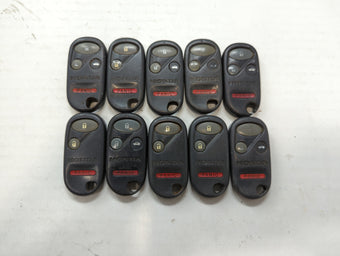 compare product Lot of 10 Honda Keyless Entry Remote Fob KOBUTAH2T MIXED PART NUMBERS