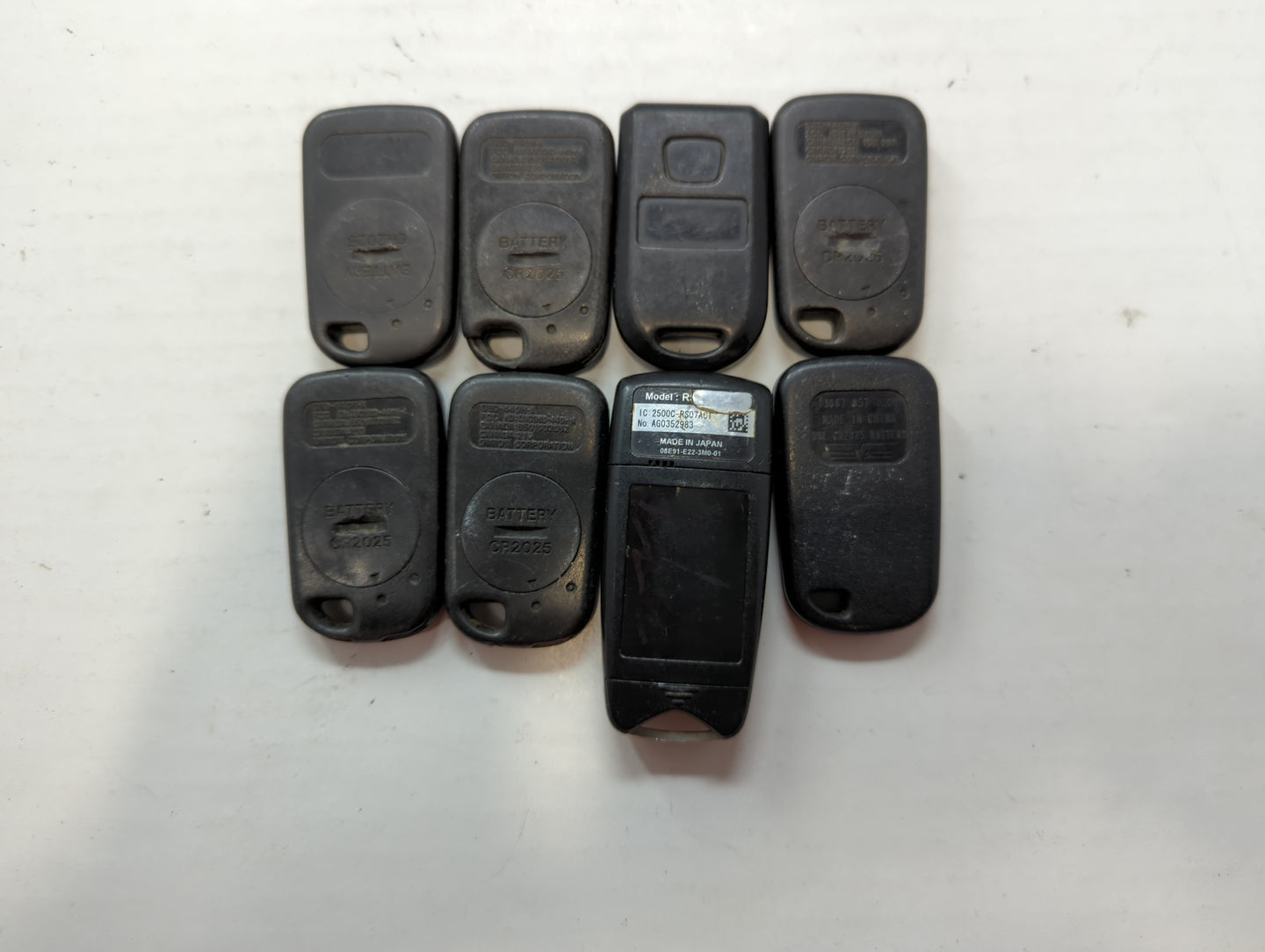 Lot of 8 Honda Keyless Entry Remote Fob E4EG8DN | OUCG8D-400H-A - Oemusedautoparts1.com