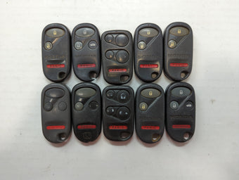 compare product Lot of 10 Honda Keyless Entry Remote Fob MIXED FCC IDS MIXED PART NUMBERS