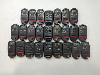 compare product Lot of 25 Honda Keyless Entry Remote Fob MIXED FCC IDS MIXED PART NUMBERS