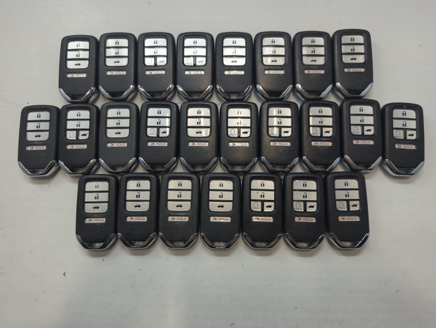 Lot of 24 Honda Keyless Entry Remote Fob MIXED FCC IDS MIXED PART NUMBERS - Oemusedautoparts1.com
