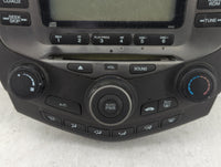 2003-2007 Honda Accord Radio AM FM Cd Player Receiver Replacement Fits Fits 2003 2004 2005 2006 2007 OEM Used Auto Parts - O