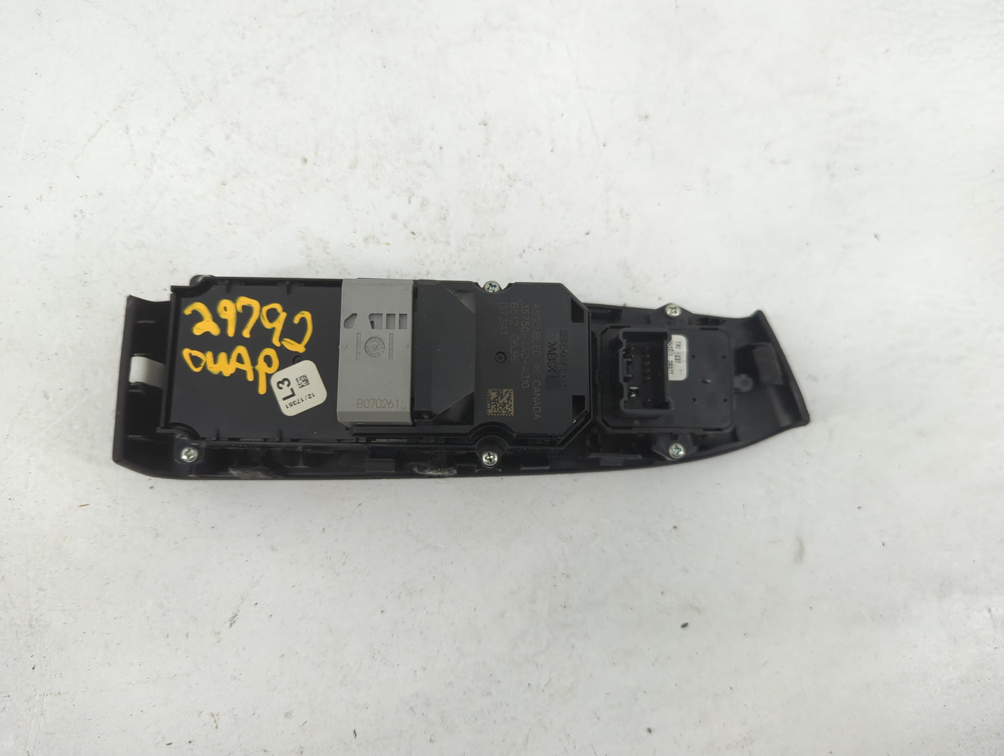 2008-2012 Honda Accord Master Power Window Switch Replacement Driver Side Left Fits Fits 2008 2009 2010 2011 2012 OEM Used A
