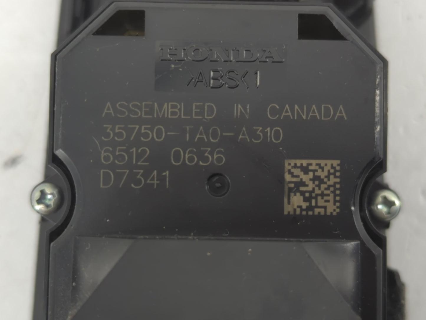 2008-2012 Honda Accord Master Power Window Switch Replacement Driver Side Left Fits Fits 2008 2009 2010 2011 2012 OEM Used A